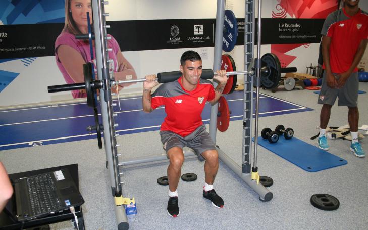Sevilla FC underwent physical testing in the High Performance Centre of La Manga Club - UCAM