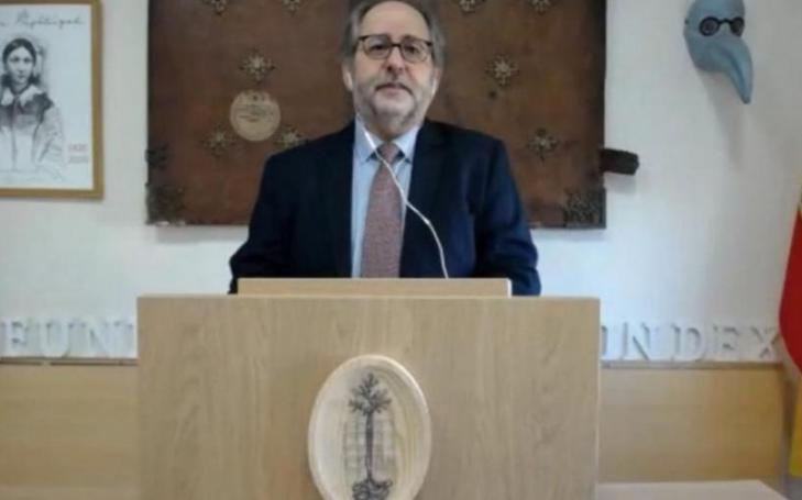 Manuel Amezcua of the Index Foundation at the official inauguration of INVESCOM