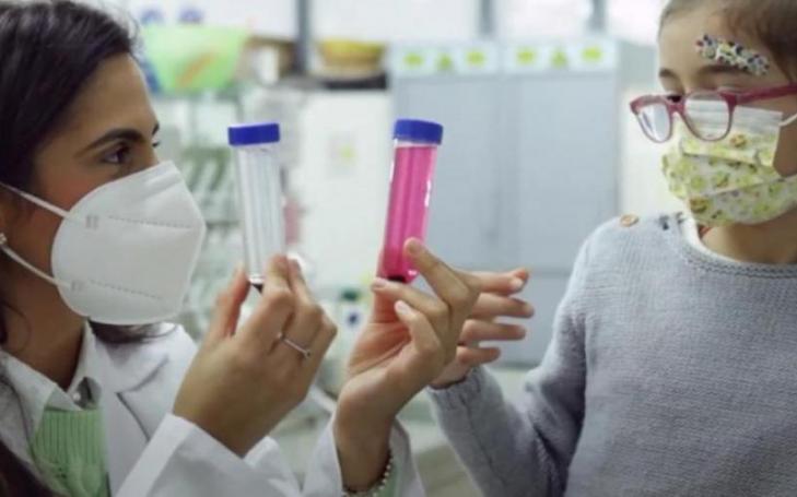 Capture of the video produced by UCAM on the occasion of the International Day of Women and Girls in Science