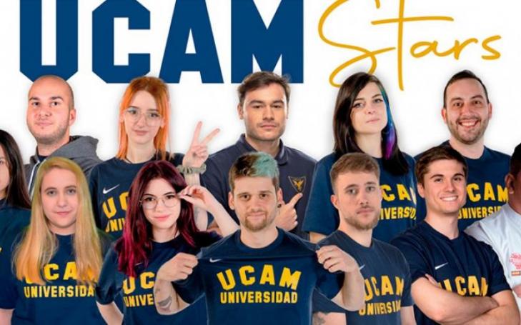 'UCAM Stars' team, the new platform for creatives and influencers of the Catholic University of Murcia and UCAM Esports Club.