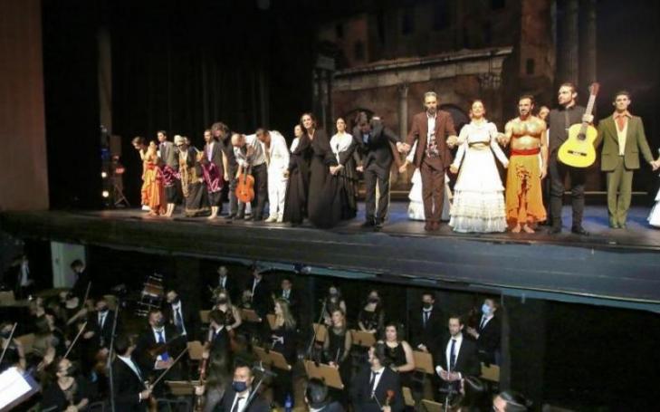 The Antonio Márquez Company and the UCAM Symphony Orchestra successfully staged this performance, a masterpiece of flamenco ballet