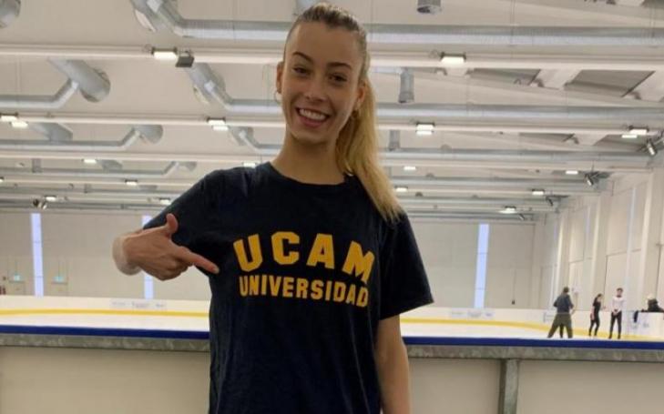 The ice-skater Laura Barquero will be the first Spanish ice-skater in history to compete in the pairs category, alongside Marco Zandron