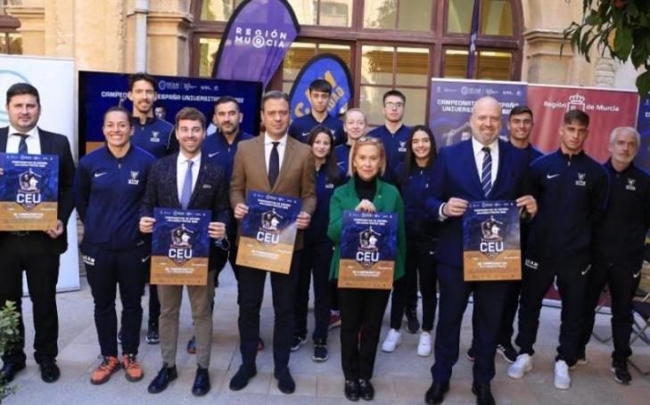 Picture of the presentation day of the Spanish University Championships (Los Jerónimos Monastery).