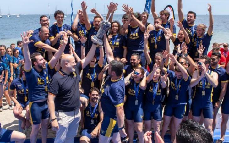 The Universidad Católica paddlers took the four gold medals and once again won the traditional championship against Universidad de Murcia, Universidad Politécnica de Cartagena and Academia General del Aire