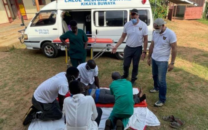 Patients transfer in Uganda