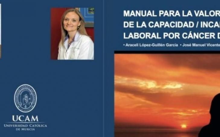 Front and back cover of the Manual for the assessment of occupational capacity / disability due to breast cancer.
