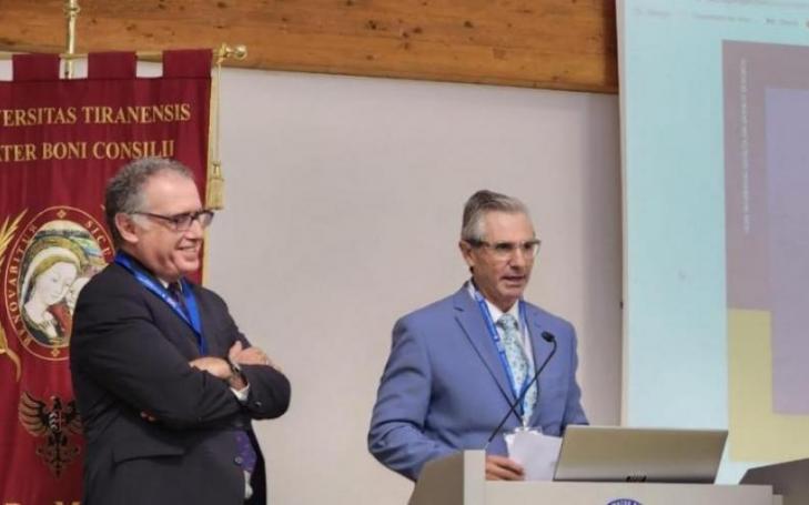 Pablo Blesa and Gonzalo Wandosell presented the candidacy in Tirana (Albania)