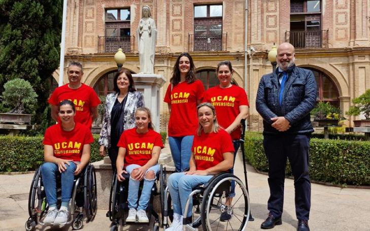 The UCAM Murcia BSR players, protagonists in the Spanish National Team that plays in the World Cup