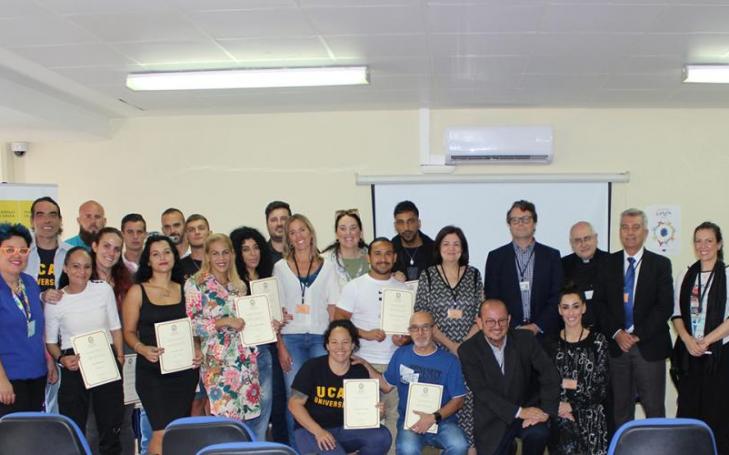 UCAM Awards 20 Inmates from Murcia II Prison With a Sports Training Diploma