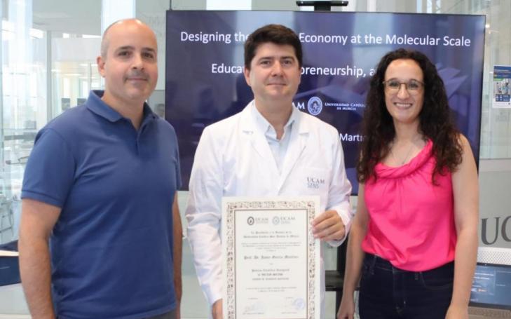 The President of the International Union of Pure and Applied Chemistry, sponsor of UCAM-SENS