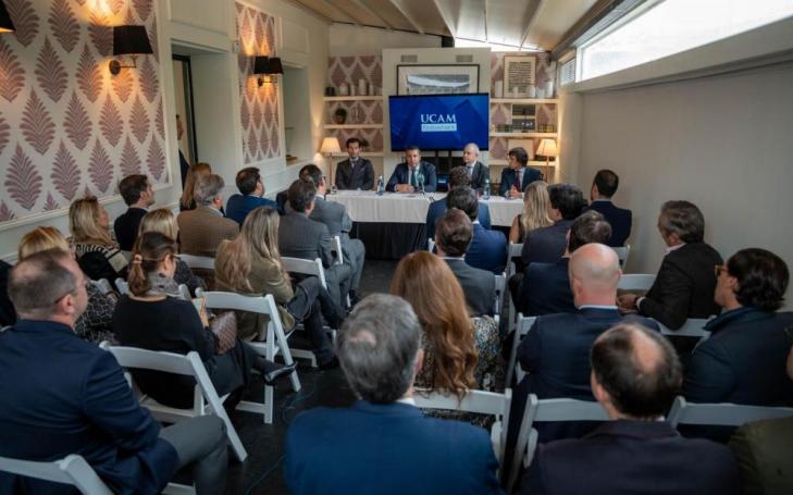 The presentation of the UCAM University Fund took place in Madrid