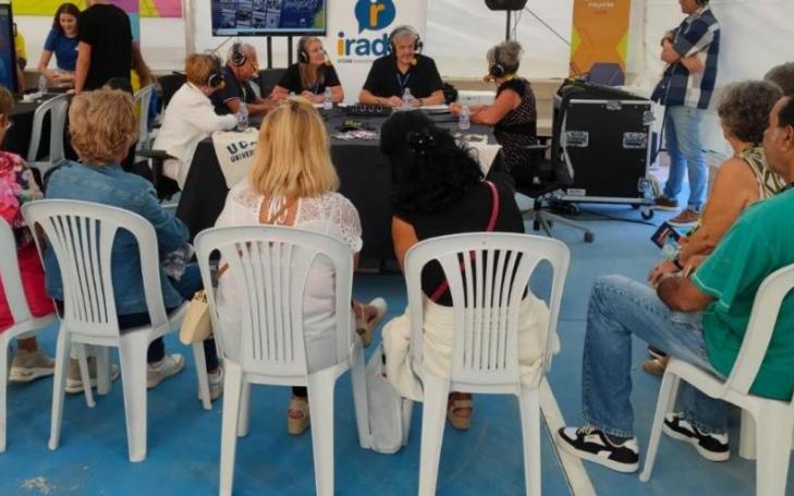 Members of iRadio UCAM during one of the training workshops