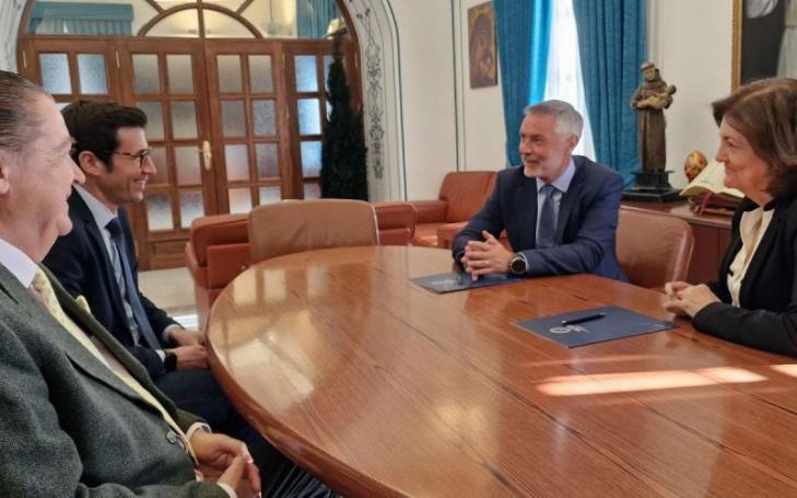 From left to right, Pedro de los Santos Jiménez, Roberto Liñán, Severiano Arias and María Dolores García