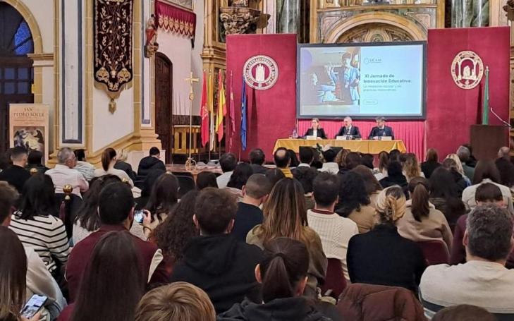 The students of the UCAM&#039;s Master&#039;s Degree in Teaching attended the conference