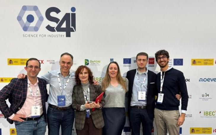 The UCAM HiTech team attending the S4i, held in Madrid