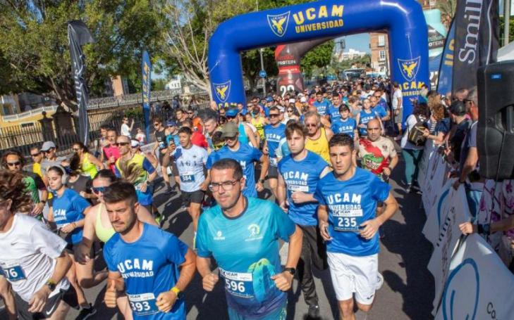 The start of the third UCAM Solidaria charity race (Photo: Antonio Martínez)