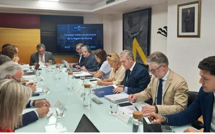 A snapshot of the meeting held at the Regional Ministry of Universities of the Autonomous Community of Madrid