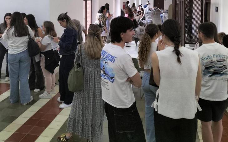 The Murcia Campus during the blood and bone marrow donation day.