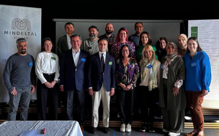 Representatives of the institutions involved in the project after the first meeting