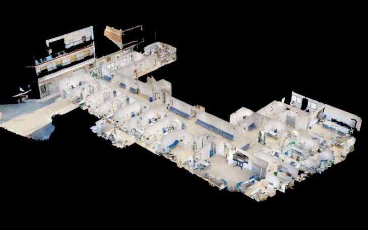 Image of digital twin of the Abanilla Health Centre facilities