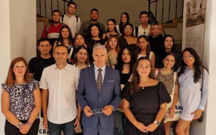 First day at UCAM for the Mexican students from Irapuato.