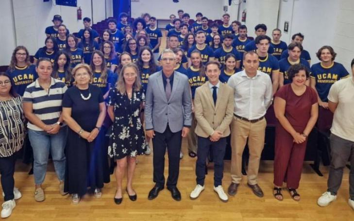Around 50 students, mostly Italian and French, have begun their Spanish classes at UCAM.
