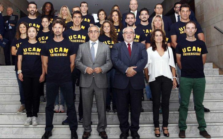 Alejandro Valverde, UCI World Tour n.1: “as a Murcian, it is a pride to see how UCAM supports Spanish sport”