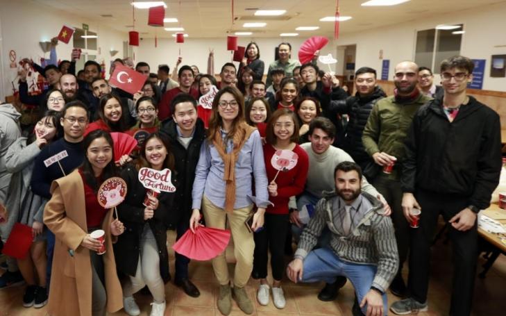 Students from 12 Asian countries celebrate the Lunar New Year at UCAM