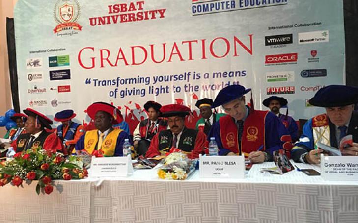 A group of UCAM students graduated in the MBA program in Uganda A group of UCAM students graduated in the MBA program in Uganda