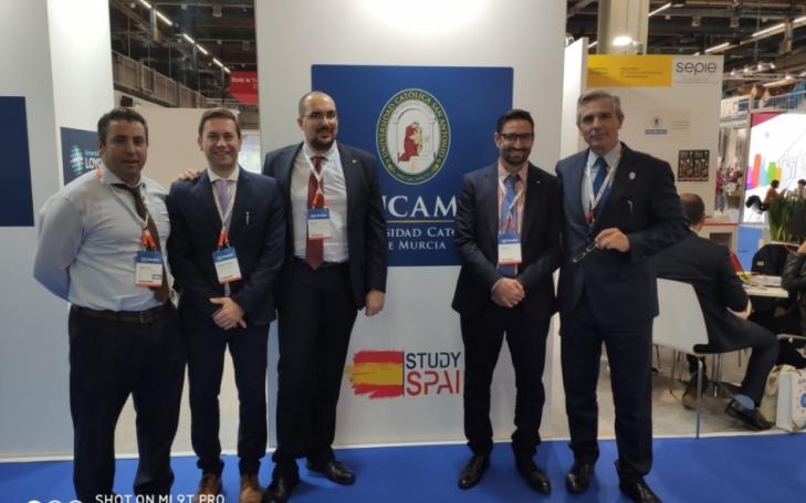 UCAM participates at the most important university fair in Europe UCAM participates at the most important university fair in Europe