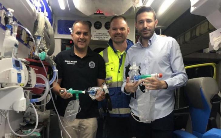 Emergency experts of UCAM design an economical and effective respiratory device for COVID-19 patients