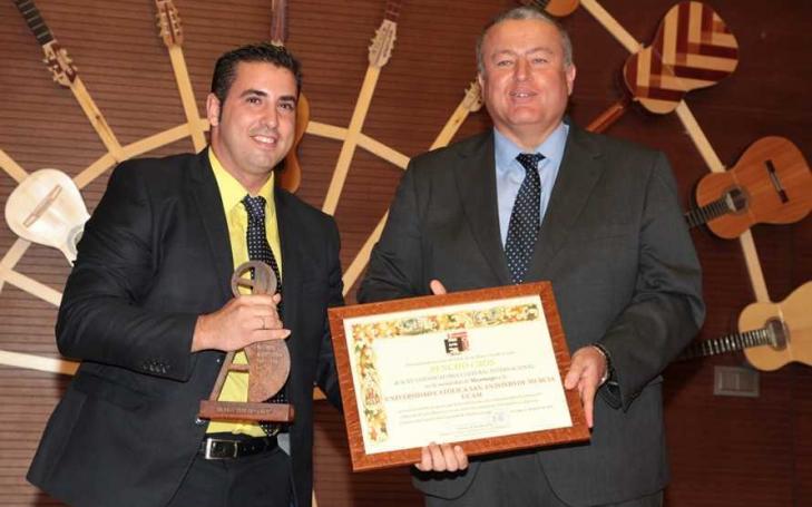The UCAM, awarded at the “Cante de las Minas” festival