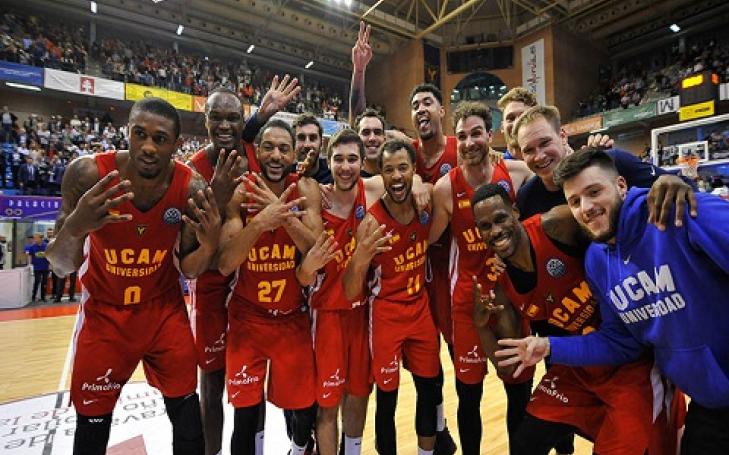 The UCAM Murcia CB enters the Final Four of the Basketball Champions League