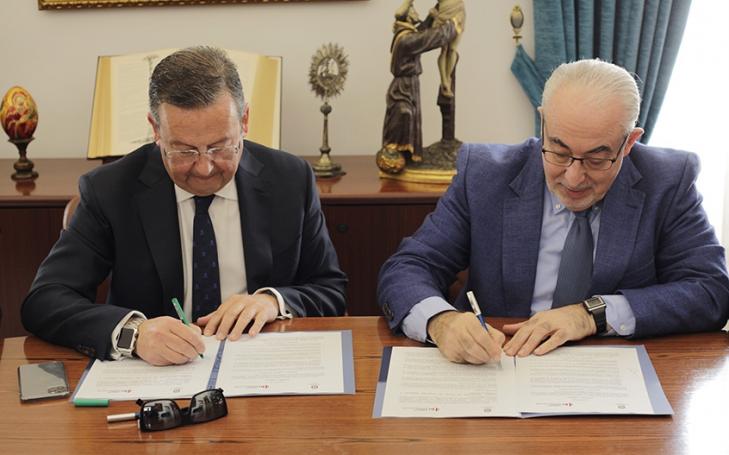 UCAM signs an agreement with the Construction Labour Foundation to complement the training of students and teachers of the Higher Polytechnic School