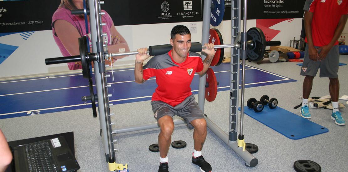 Sevilla FC underwent physical testing in the High Performance Centre of La Manga Club - UCAM Sevilla FC underwent physical testing in the High Performance Centre of La Manga Club - UCAM