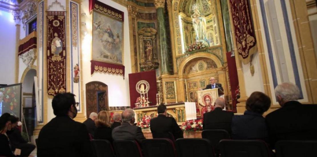 José Luis Mendoza, president of UCAM, during his speech