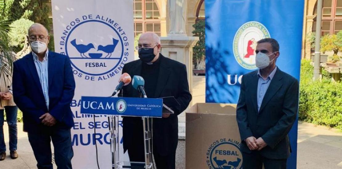 Presentation of the Campaign 'Christmas Solidarity 2020' in favor of the Food Bank