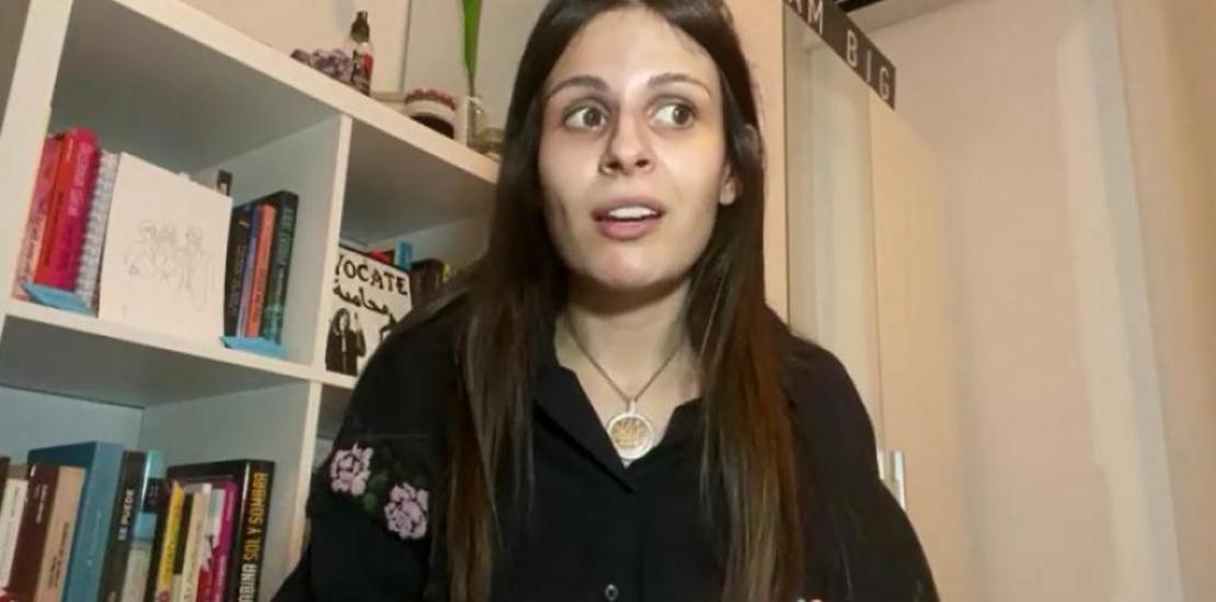 Noah Higón during his participation in the first day of the International Congress of Rare Diseases that this year has been held in an 'online' format