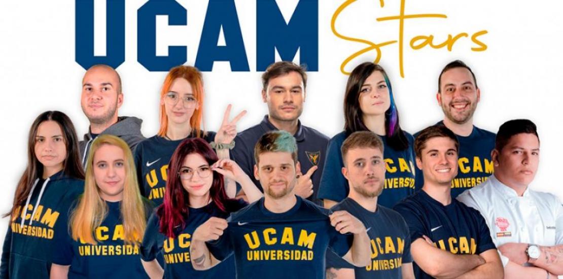 'UCAM Stars' team, the new platform for creatives and influencers of the Catholic University of Murcia and UCAM Esports Club.