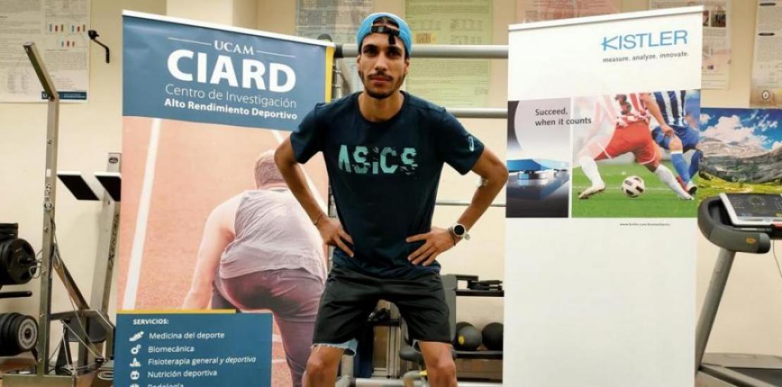 The UCAM athlete from Mula has undergone a medical exam at the Research Centre on High Performance Sport of UCAM Universidad Católica de Murcia before leaving for Tokyo, where he will compete in the 5,000 metres