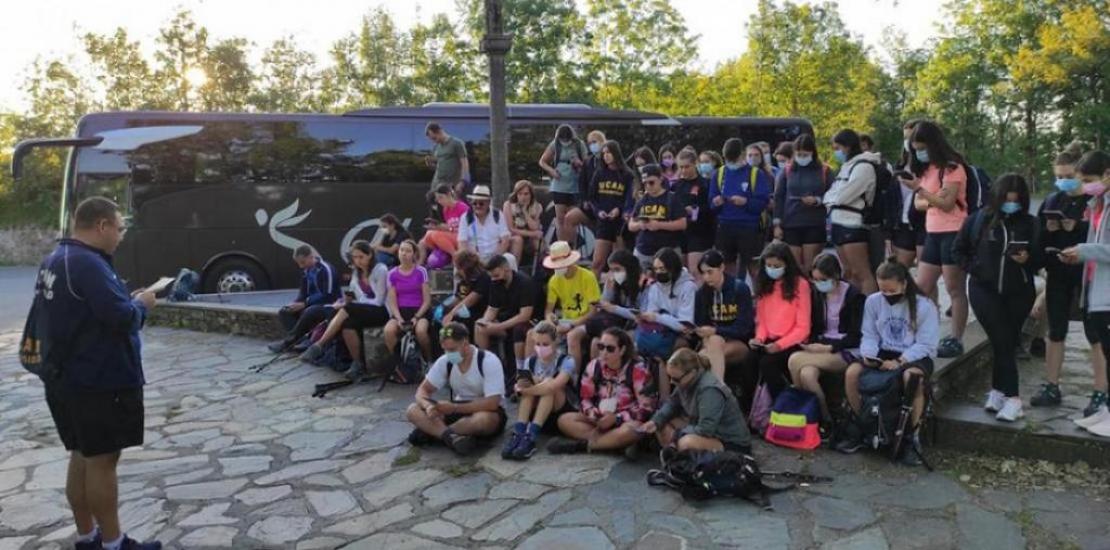They will walk 157.2 kilometres, the last 7 stages of the French Way; an activity organised by the Chaplaincy Service of the Cartagena Campus as part of the Summer Campuses of the Catholic University