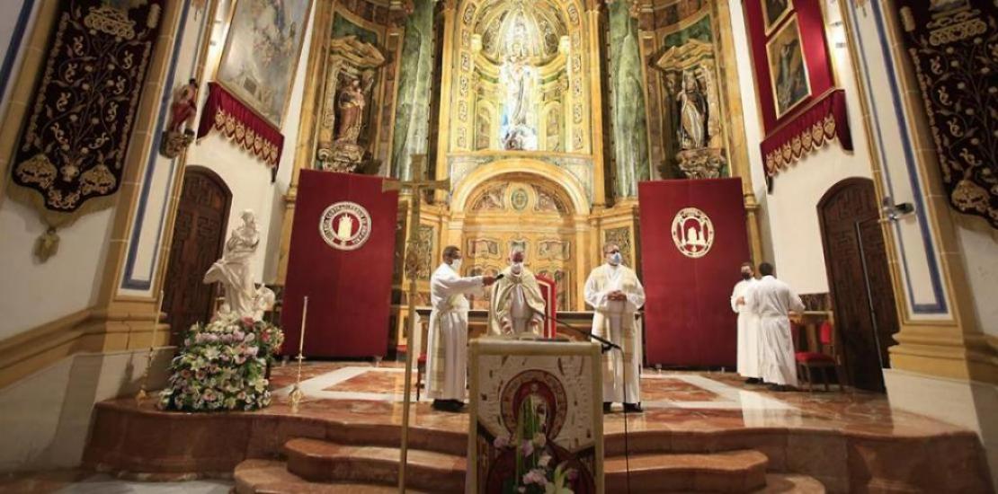 The liturgical celebration was presided over by the priest José Alberto Cánovas, vice-rector of Religious Affairs at UCAM