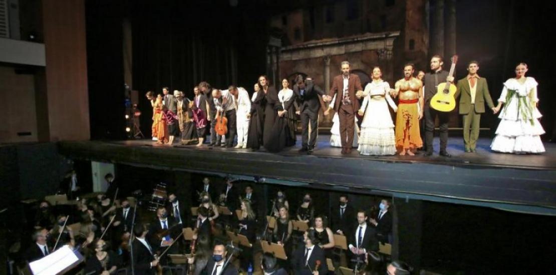 The Antonio Márquez Company and the UCAM Symphony Orchestra successfully staged this performance, a masterpiece of flamenco ballet