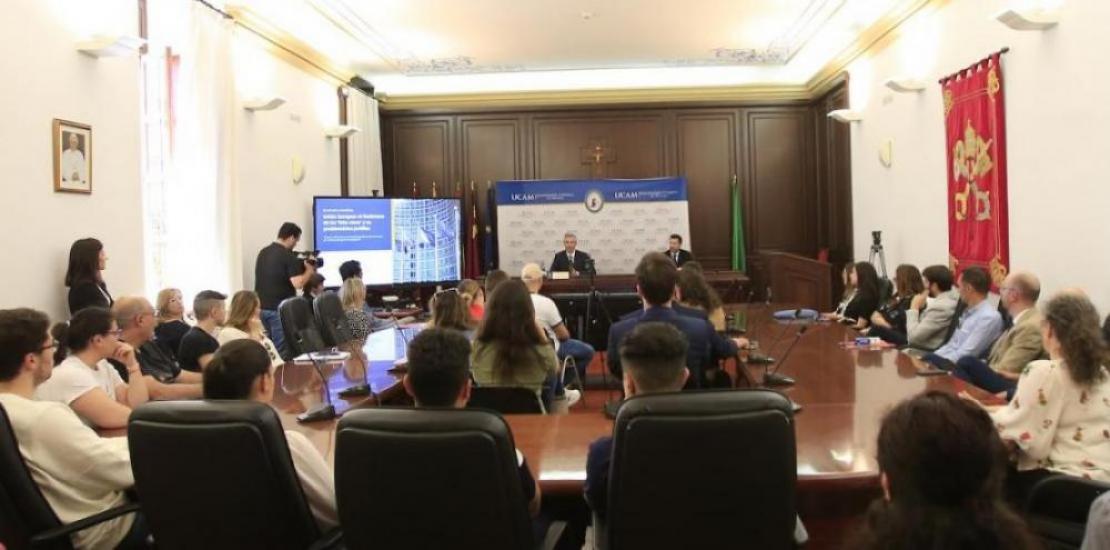 International students taking part in the Europe Day event