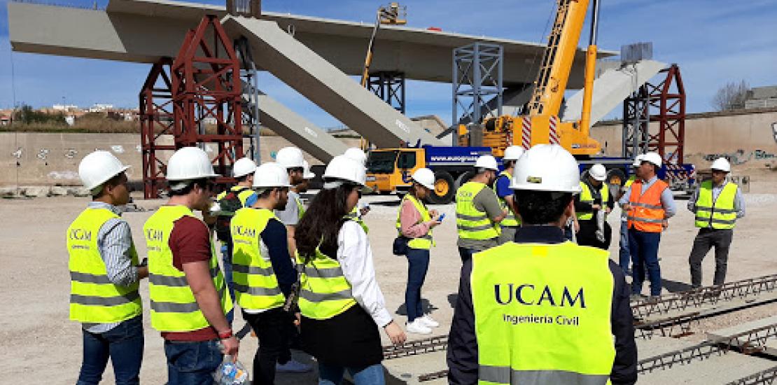 UCAM's Civil Engineering and Telecommunications degrees obtain the best job placement of all the universities in Spain