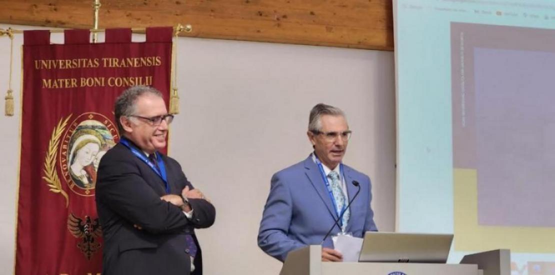 Pablo Blesa and Gonzalo Wandosell presented the candidacy in Tirana (Albania)