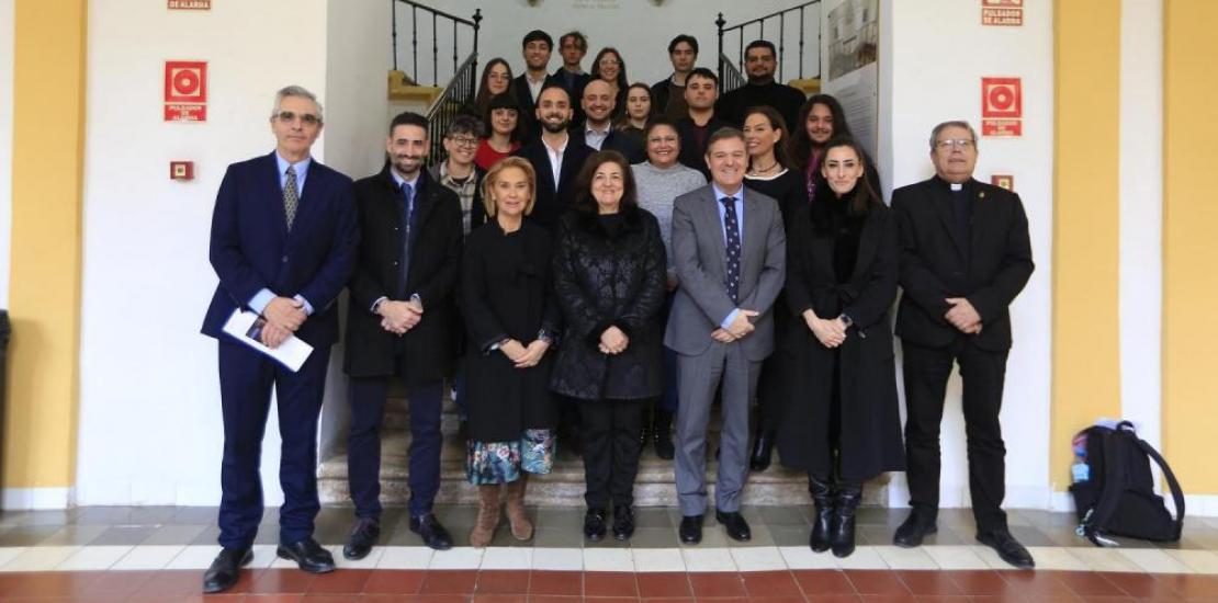 UCAM President María Dolores García welcomes the new Student Council