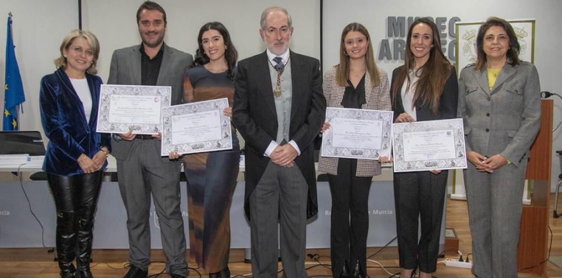 The Royal Academy of Medicine awards prizes to two students and two lecturers from UCAM