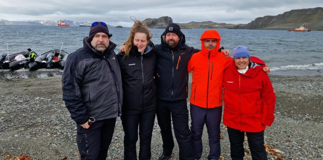 Hesperides takes Fernando Berenguer, a UCAM researcher, to Antarctica
