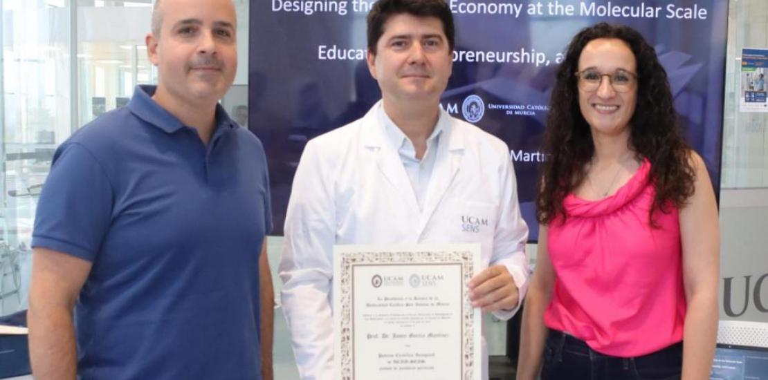 The President of the International Union of Pure and Applied Chemistry, sponsor of UCAM-SENS